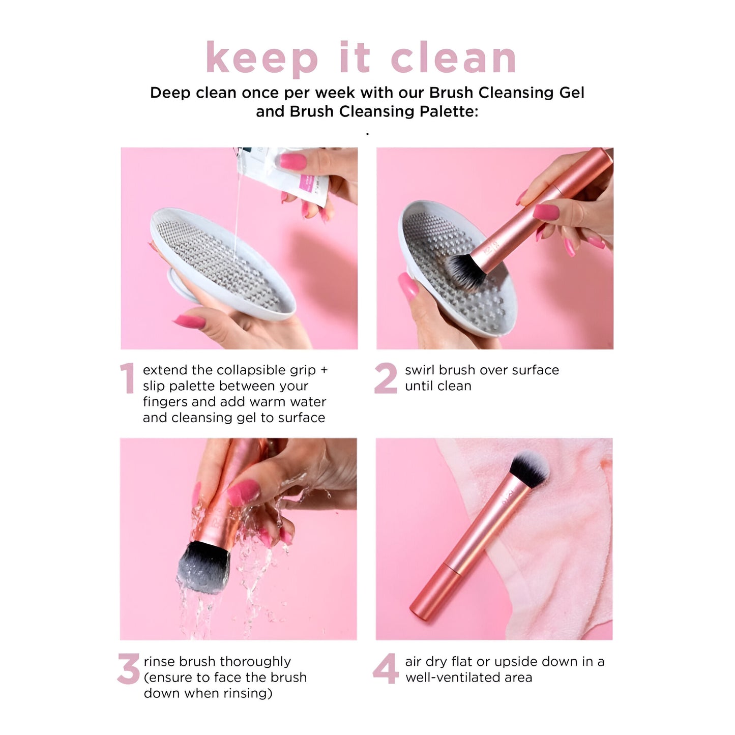 Real Techniques - Juego de brochas de maquillaje