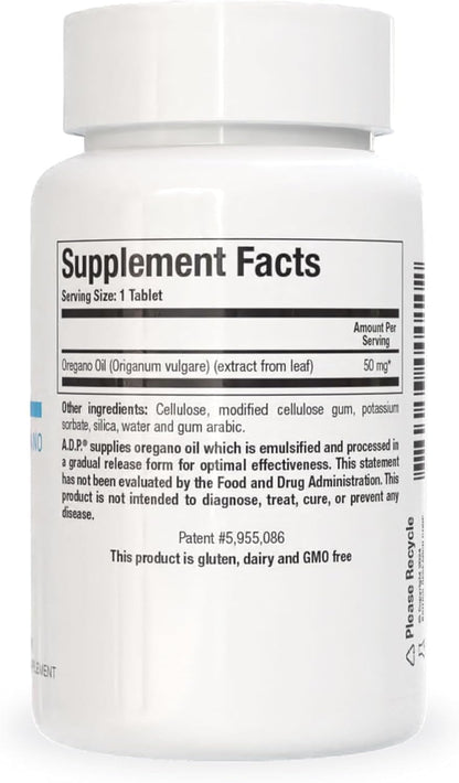 A.D.P complemento dietetico con aceite emulsionado de oregano , 120 capsulas