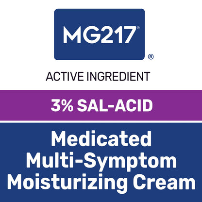 MG217 - Crema hidratante con ácido salicílico al 3% para la psoriasis, 104ml