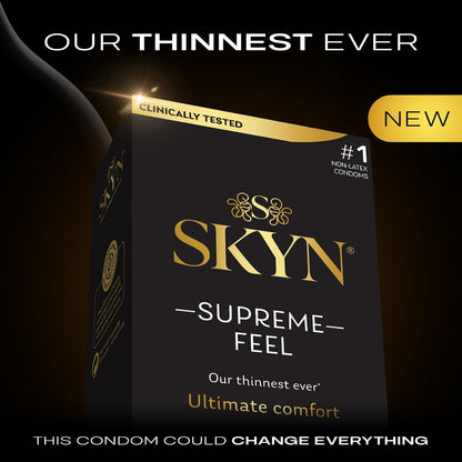 Preservativos SKYN Supreme Feel , tamaño estandar