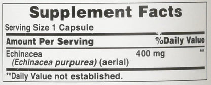 Puritan's Pride- Echinacea 400 mg 200 cápsulas