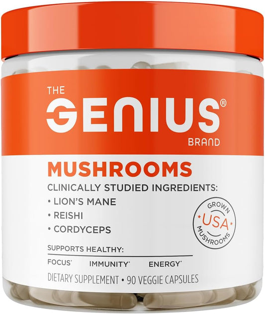 Genius Mushroom 90  Capsulas - The Genius Brand