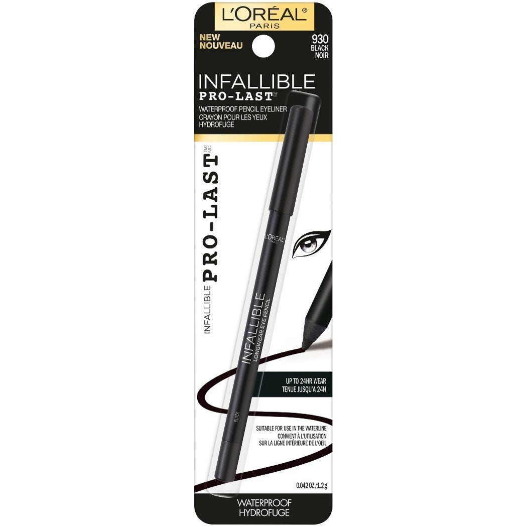 Delineador de ojos impermeable Infallible Pro-Last L'Oreal 930 black noir
