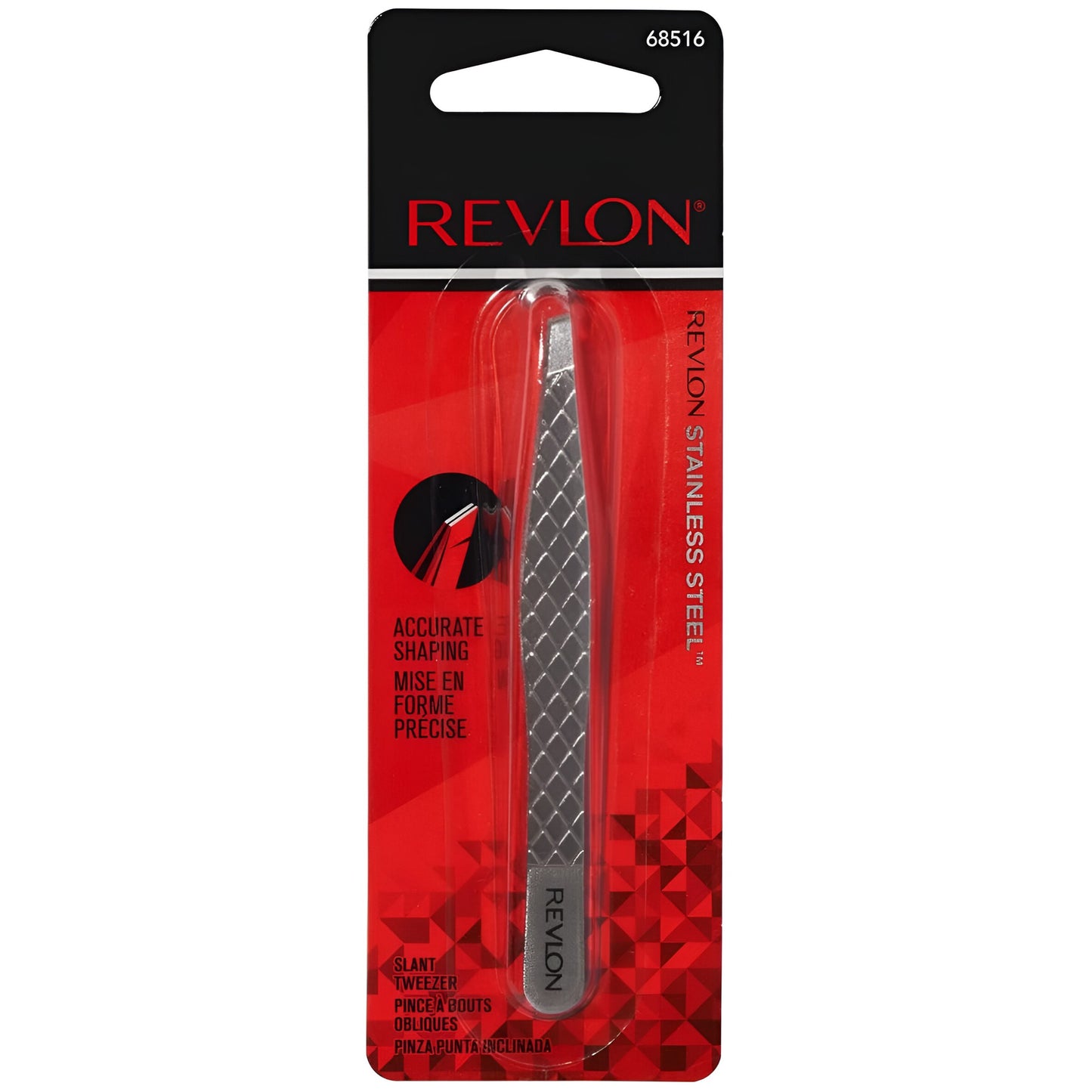 Revlon 68516 Pinza definitiva con punta inclinada