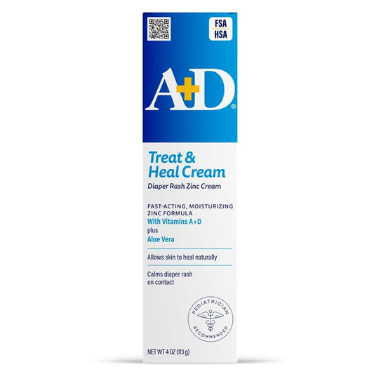 A+D Crema de tratamiento de sarpullido - Dimeticona + Óxido de Zinc 113gr