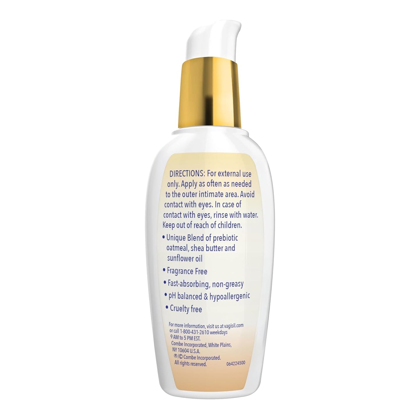 Vagisil Itch Protect - Crema diaria con avena prebiótica, fórmula protectora sin fragancia con manteca de karité y aceite de girasol,absorción rápida con pH equilibrado, hipoalergénico 58 gr.