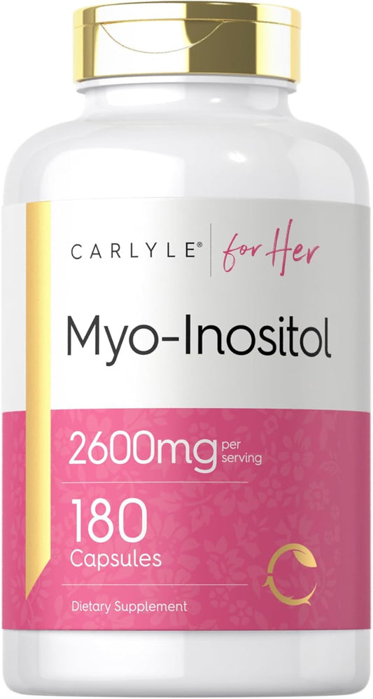 Myo-Inositol - Carlyle - 2600mg - 180 Capsulas