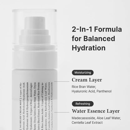 Dr.Althea 345 Relief  Mist | Bruma facial hidratante con extracto de arroz 100ml