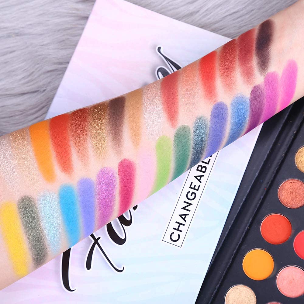 Ruoxi PRISM MAKEUP FANTASY CHANGEABLE Paleta de sombra de ojos profesional 40 colores
