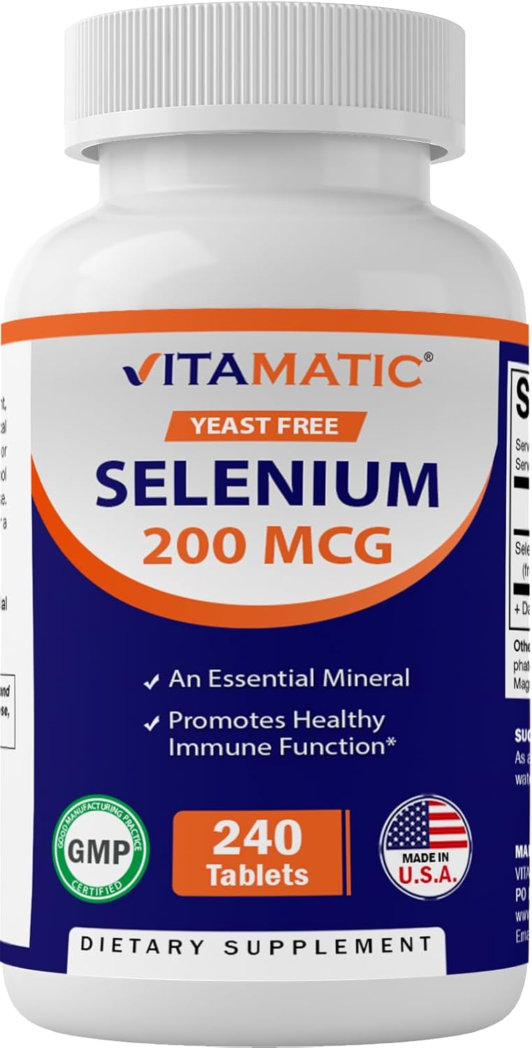 Vitamatic - Selenium 200mcg, 240 tabletas