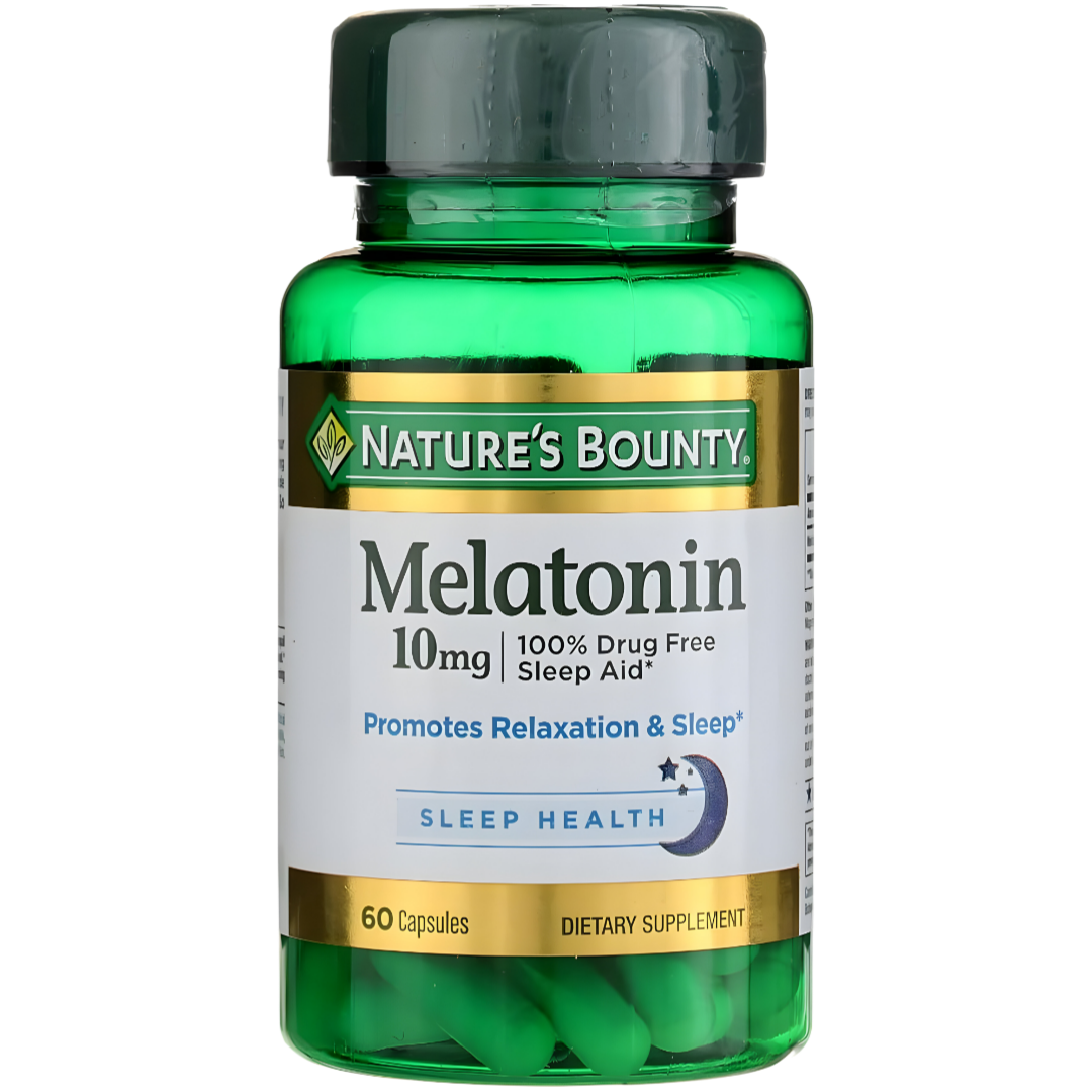 Melatonina 10mg , Natures Bounty - 60 capsulas