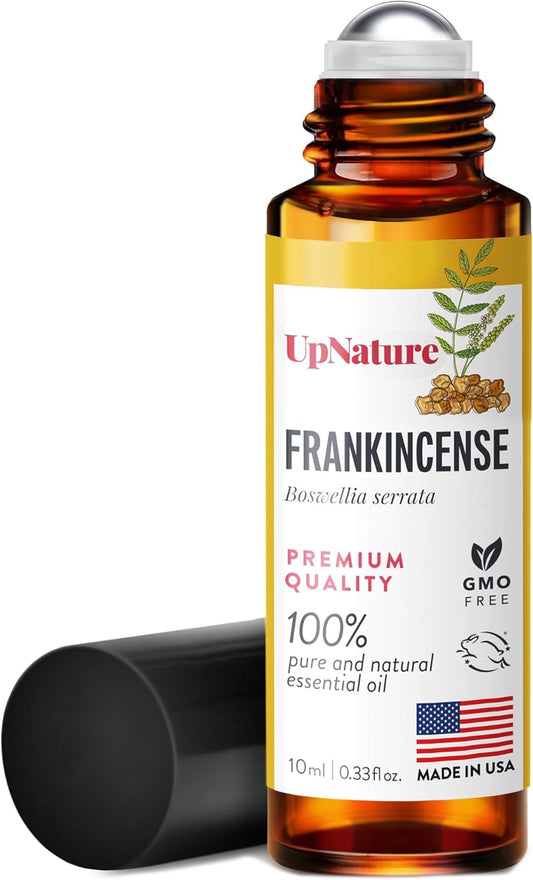 UpNature Aceite esencial de incienso roll-on - Aceite de incienso 100% puro para la piel, 10ml