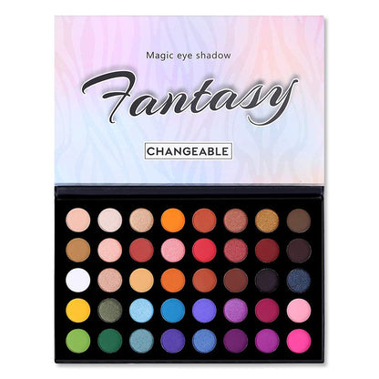 Ruoxi PRISM MAKEUP FANTASY CHANGEABLE Paleta de sombra de ojos profesional 40 colores