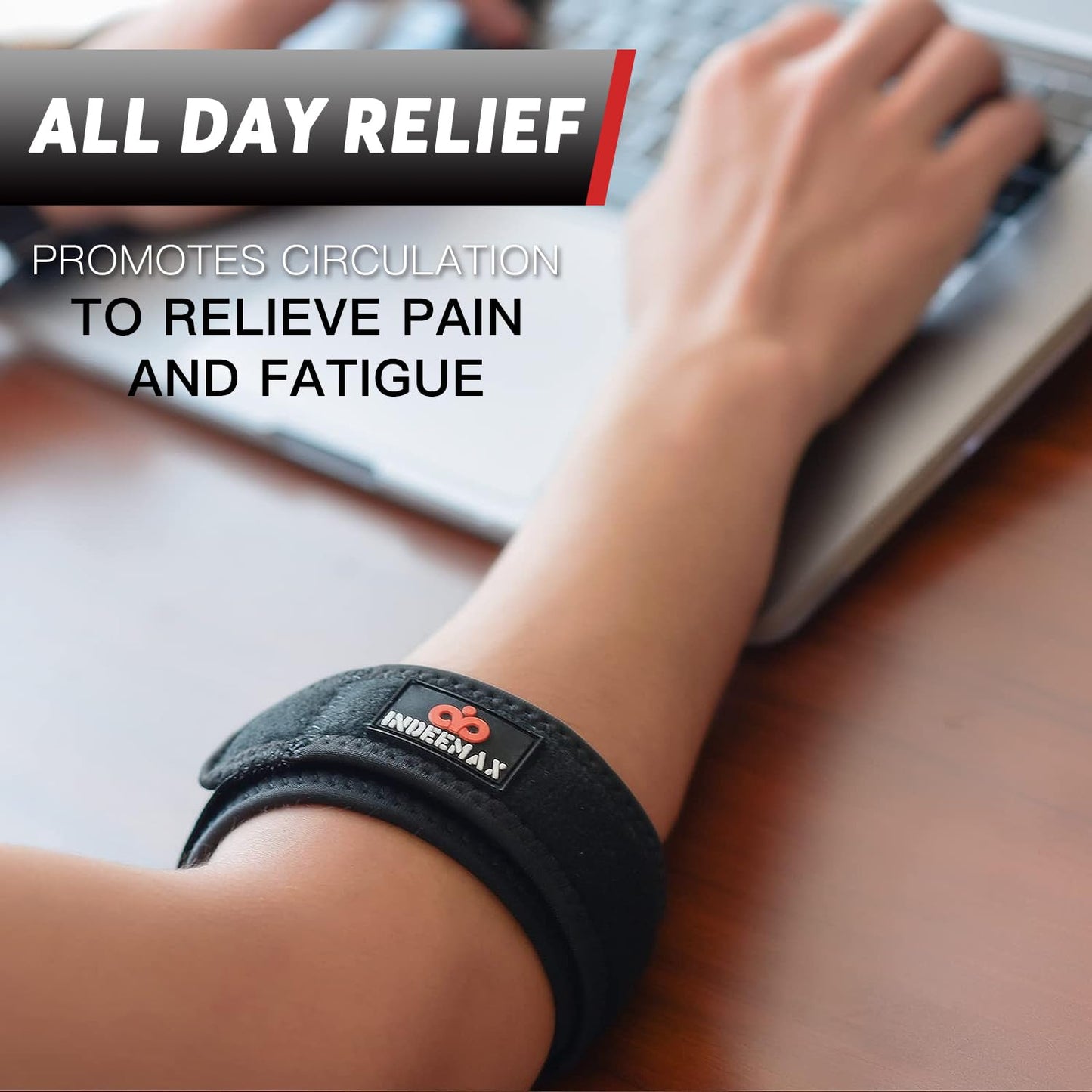 INDEEMAX Codera para tendinitis y codo de tenis UNISEX