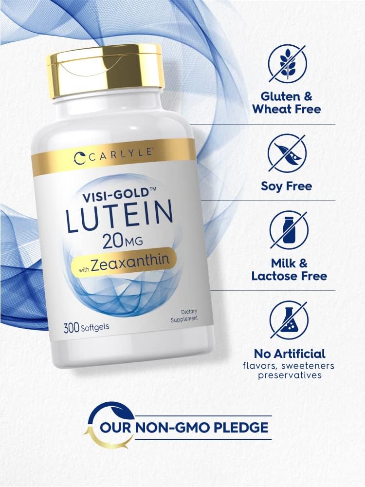 Carlyle Lutein con Zeaxanthin 20mg | 300 capsulas