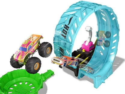 Mattel - HotWheels Monster Trucks, Glow in the Dark