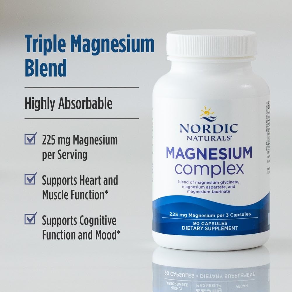 Nordic Naturals Complejo de magnesio - 90 cápsulas