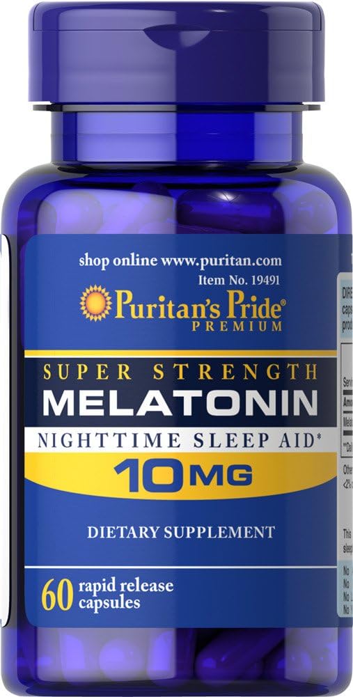 Melatonina de 10 Mg  Puritans Pride  Tabletas