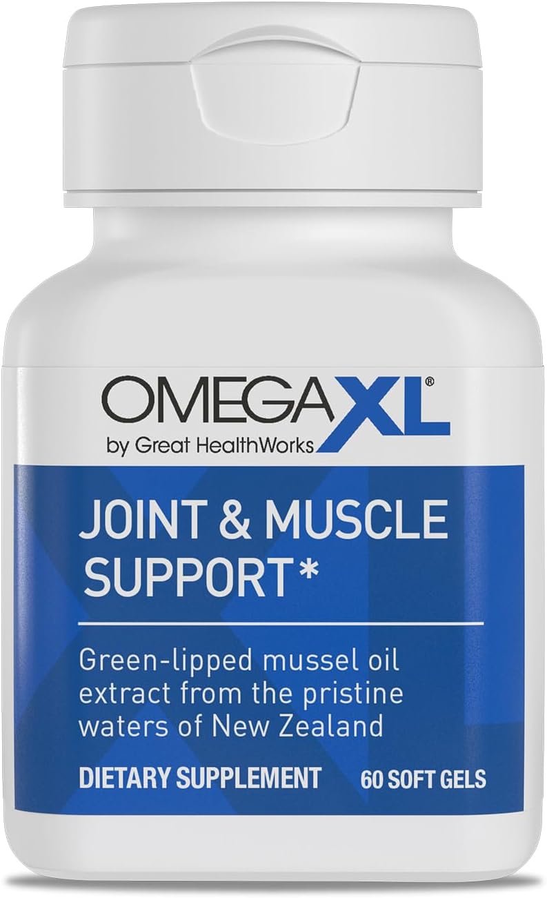 Suplemento Omega-3 Natural OmegaXL, 60 unidades, alivio natural del dolor de las articulaciones