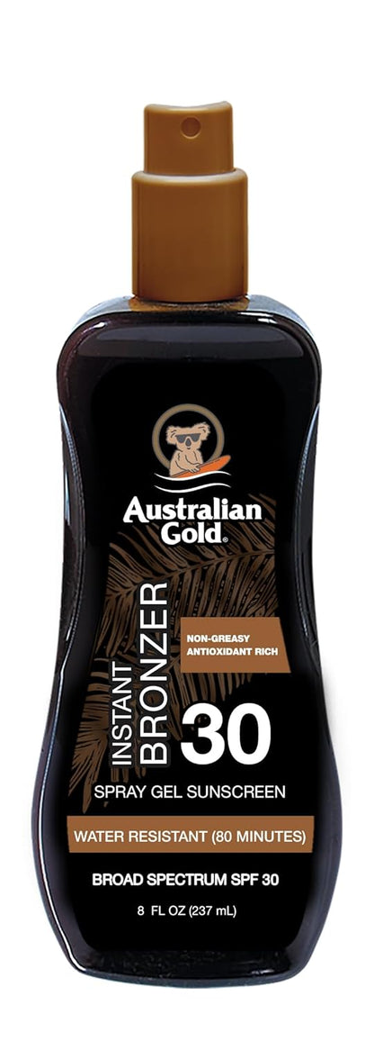 Australian Gold - bronceador instantáneo SPF 30, 237ml