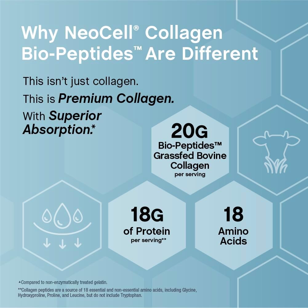NeoCell Polvo de Bio-Péptidos de Colágeno, 623gr