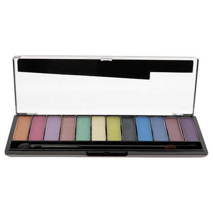 Rimmel London Magnif'Eyes Paleta de sombras de ojos, 12 tonos, fórmula mezclable, versátil