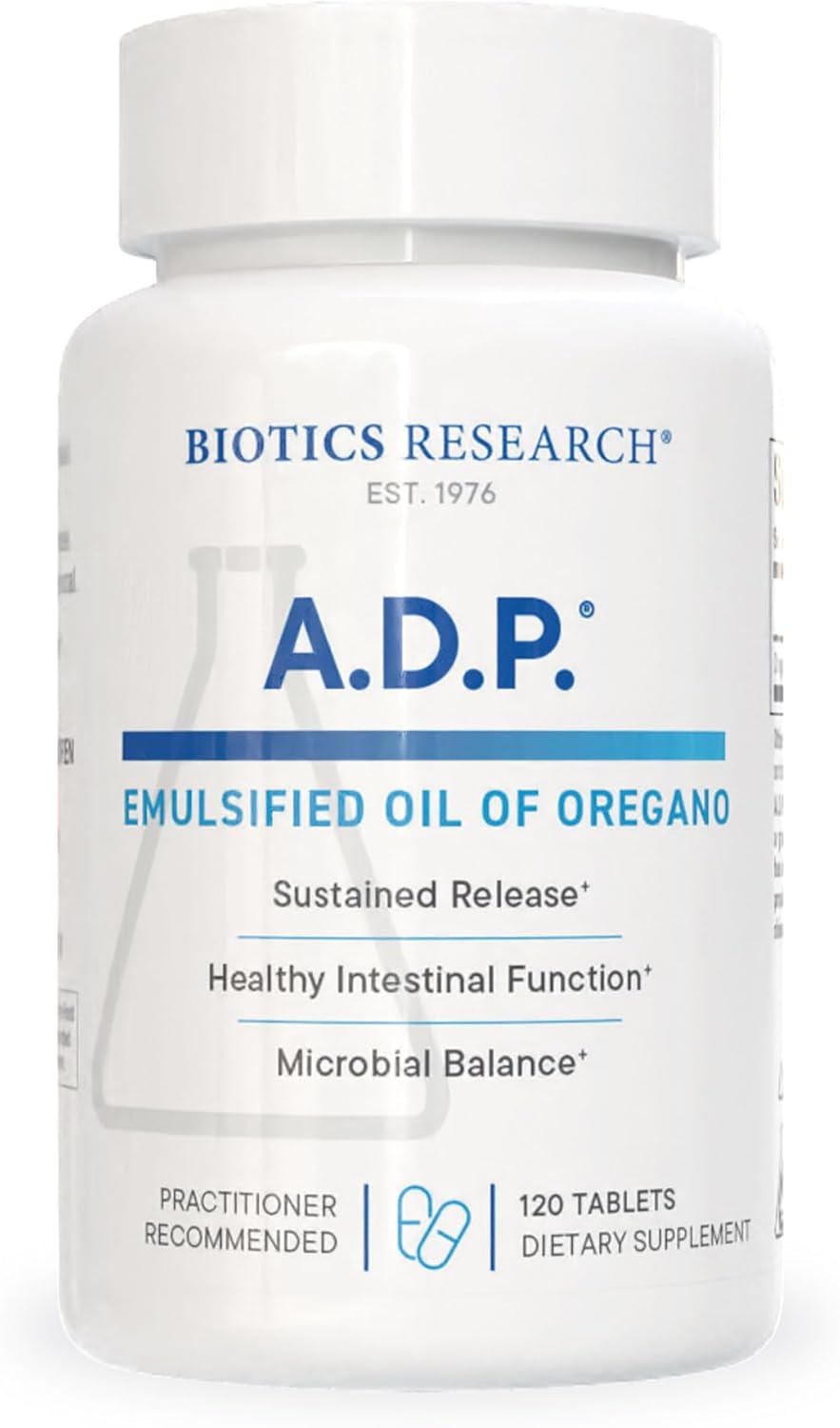 A.D.P complemento dietetico con aceite emulsionado de oregano , 120 capsulas