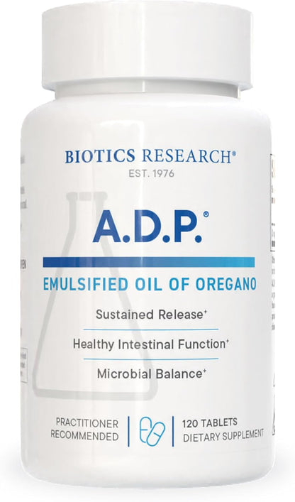 A.D.P complemento dietetico con aceite emulsionado de oregano , 120 capsulas
