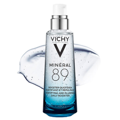 Vichy Mineral 89 Hyaluronic Acid Face Serum, Facial Gel Humectante y Puro Acido Hialuronico  Serum Humectante e Hidratante for Sensitive Skin and Dry Skin