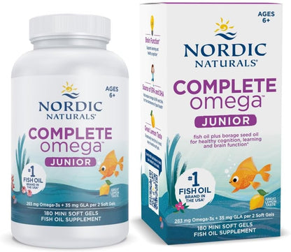 Nordic Naturals - Complete omega junior 283mg, 180 mini capsulas