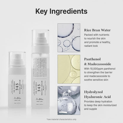 Dr.Althea 345 Relief  Mist | Bruma facial hidratante con extracto de arroz 100ml