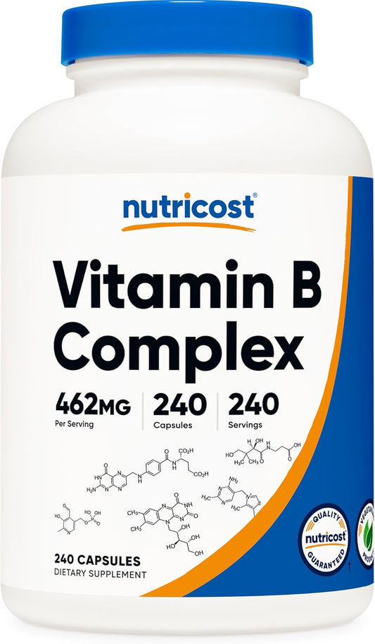 Nutricost vitamina B complex 462mg , 240 capsulas