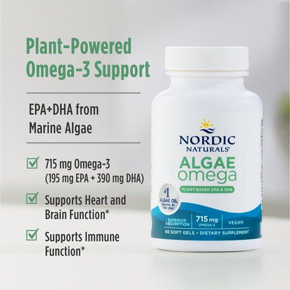 Nordic Naturals - Algas Omega 715 mg, 120 Softgels