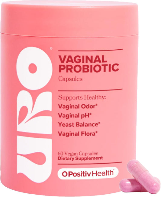 URO Vaginal Probiotics para la salud vaginal de las mujeres - 60 capsulas