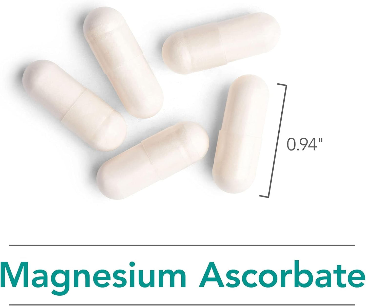 Nutricology Suplemento de ascorbato de magnesio – 1000 mg de vitamina C – 100 Capsulas Vegetarianas