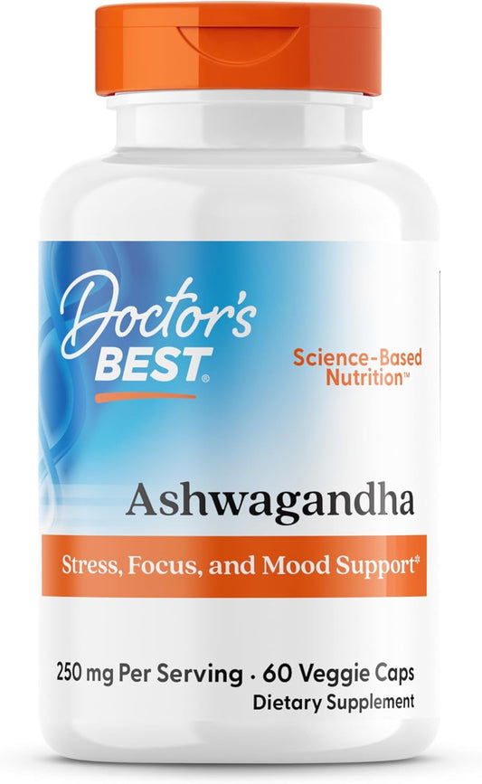 Doctor's Best Ashwagandha 250 mg, 60 unidades