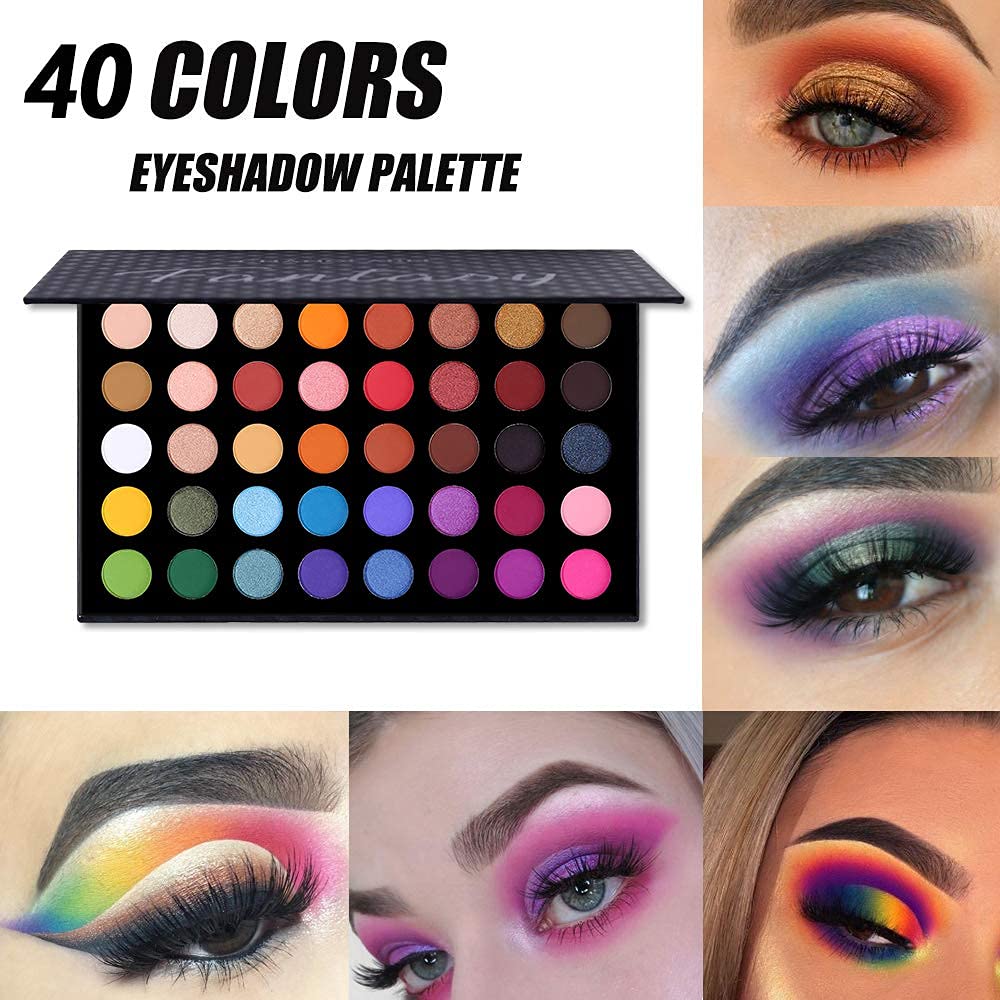 Ruoxi PRISM MAKEUP FANTASY CHANGEABLE Paleta de sombra de ojos profesional 40 colores