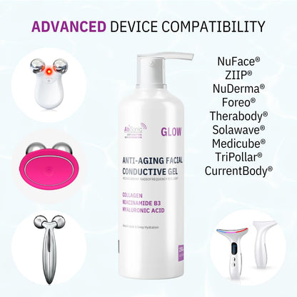 Absonic Gel conductor facial antienvejecimiento Glow, 250 ml
