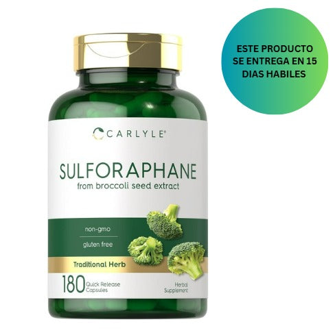 Carlyle Suplemento de sulforafano | 400 mcg 180 cápsulas