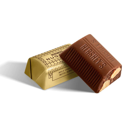 Hershey's Nuggets de chocolate con leche y almendras de , paquete para compartir de 286gr