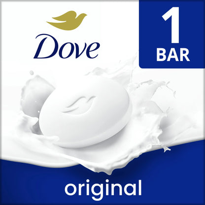 Jabón en barra Dove Beauty para mujer original con 1/4 de crema humectante para todo tipo de piel, 75gr