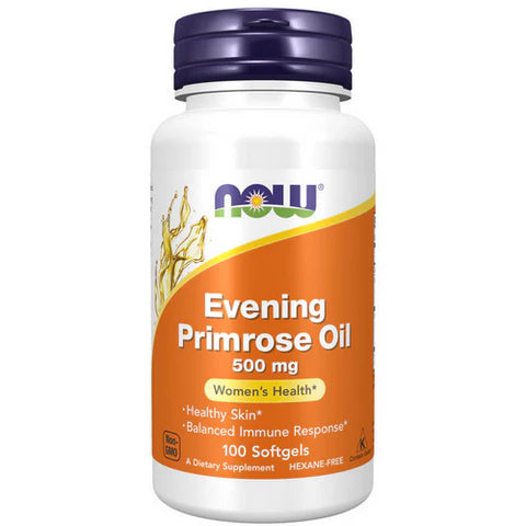 Evening Primrose Oil, 500 mg, 100 Capsulas - Now