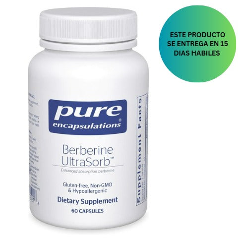 Pure Encapsulations Berberine UltraSorb - Betosoma de berberina de absorción mejorada 550 mg  - 60 cápsulas