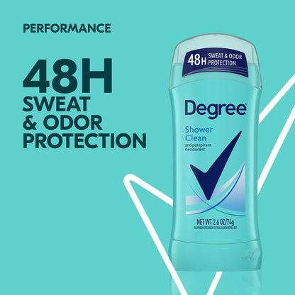 Degree Desodorante Antitranspirante Original Ducha Limpia 48H Odor Protection para Mujeres, 74g
