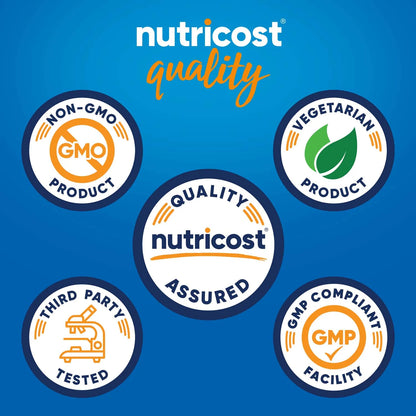 Nutricost Betaína HCl + Pepsina 790 mg, 240 cápsulas - Sin gluten y sin OMG