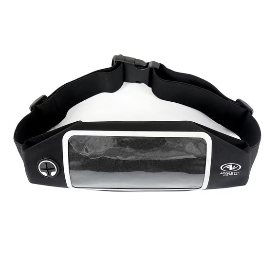 Athletic Works Cinturón de Running con Ventana para Funcionamiento Completo con Pantalla Táctil Del Teléfono con Cinturón Ajustable