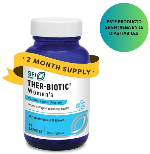Klaire Labs Ther-Biotic Fórmula para mujeres, cápsulas vegetarianas, 60 unidades