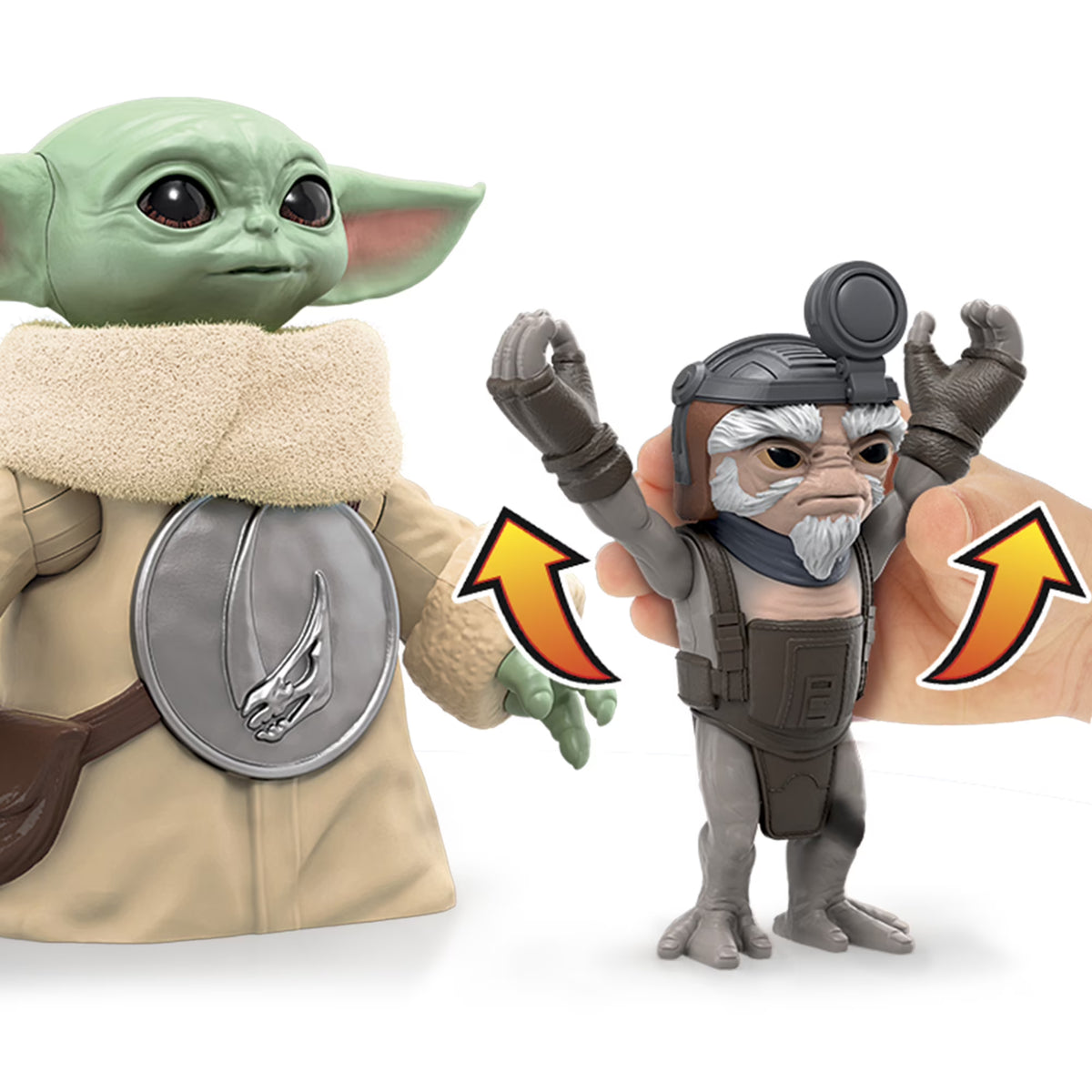 Figura de acción electrónica Star Wars Huggin' Grogu, juguete de Star Wars (16,5 cm), para mayores de 4 años.
