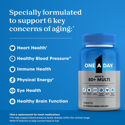 One a Day Men -Multivitaminico  Para Hombres  Mayores de 50 Años -300 tabletas