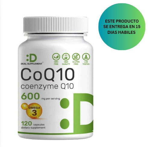 Deal Supplement CoQ10 600 mg, 120 cápsulas